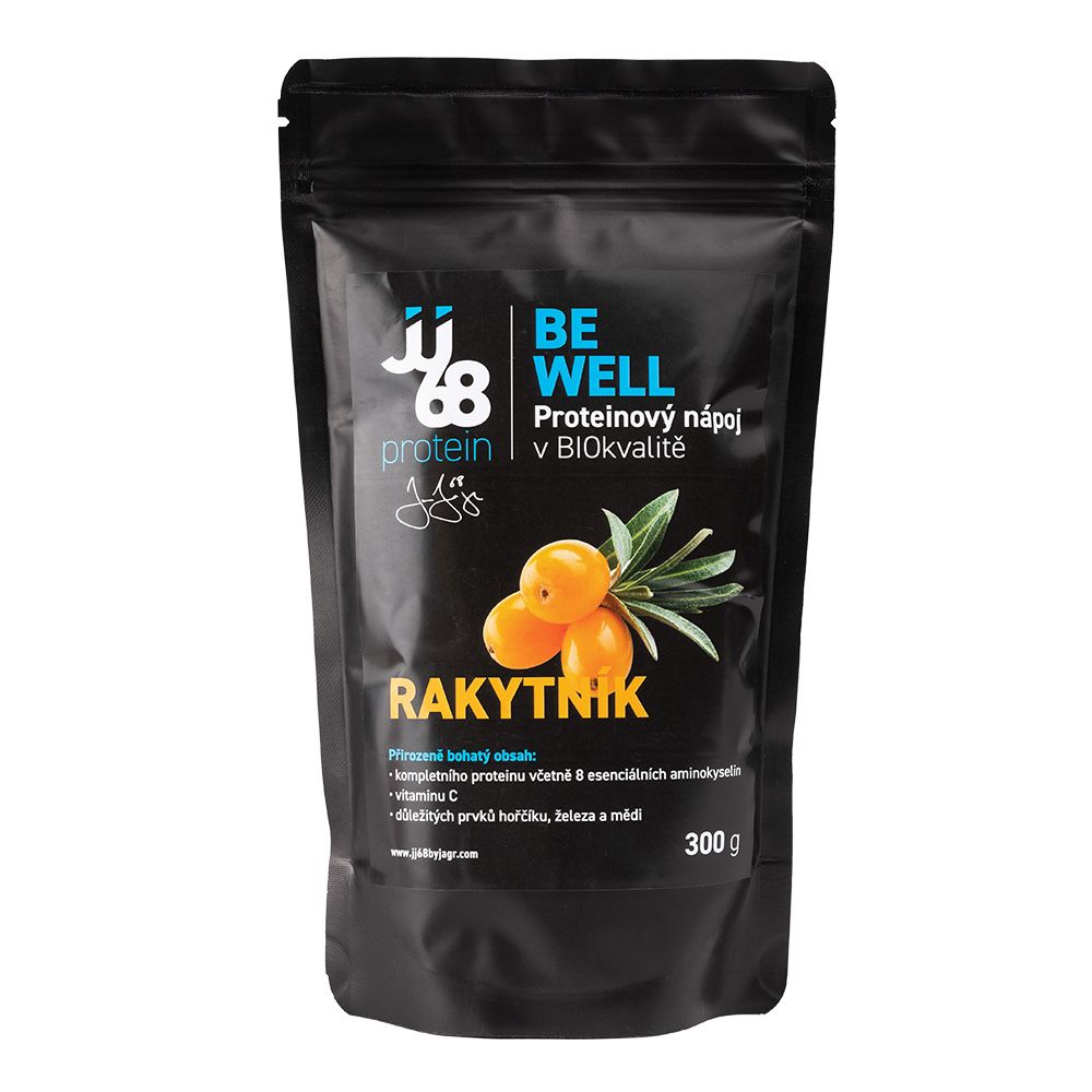 JJ68 Be Well Proteinový nápoj Rakytník BIO 300 g JJ68