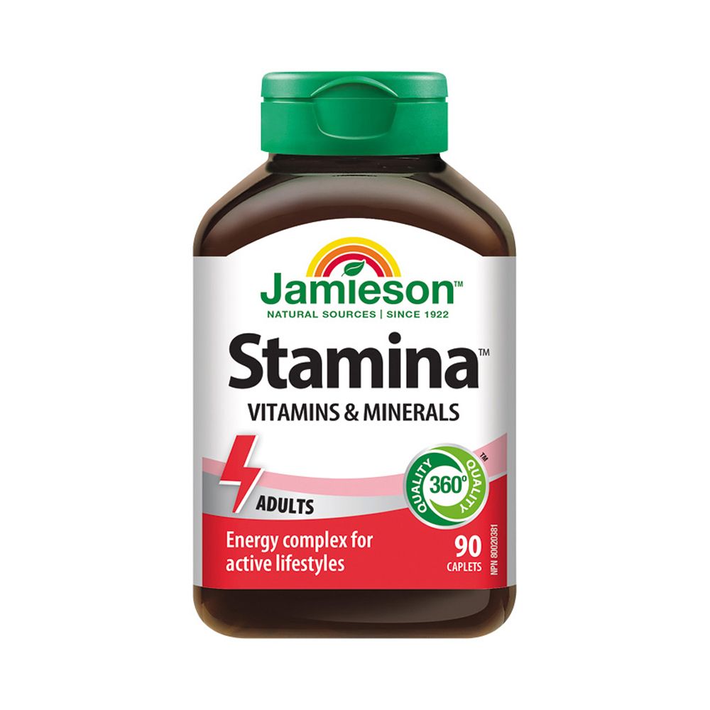 Jamieson Stamina komplex vitamínů a minerálů 90 tablet Jamieson