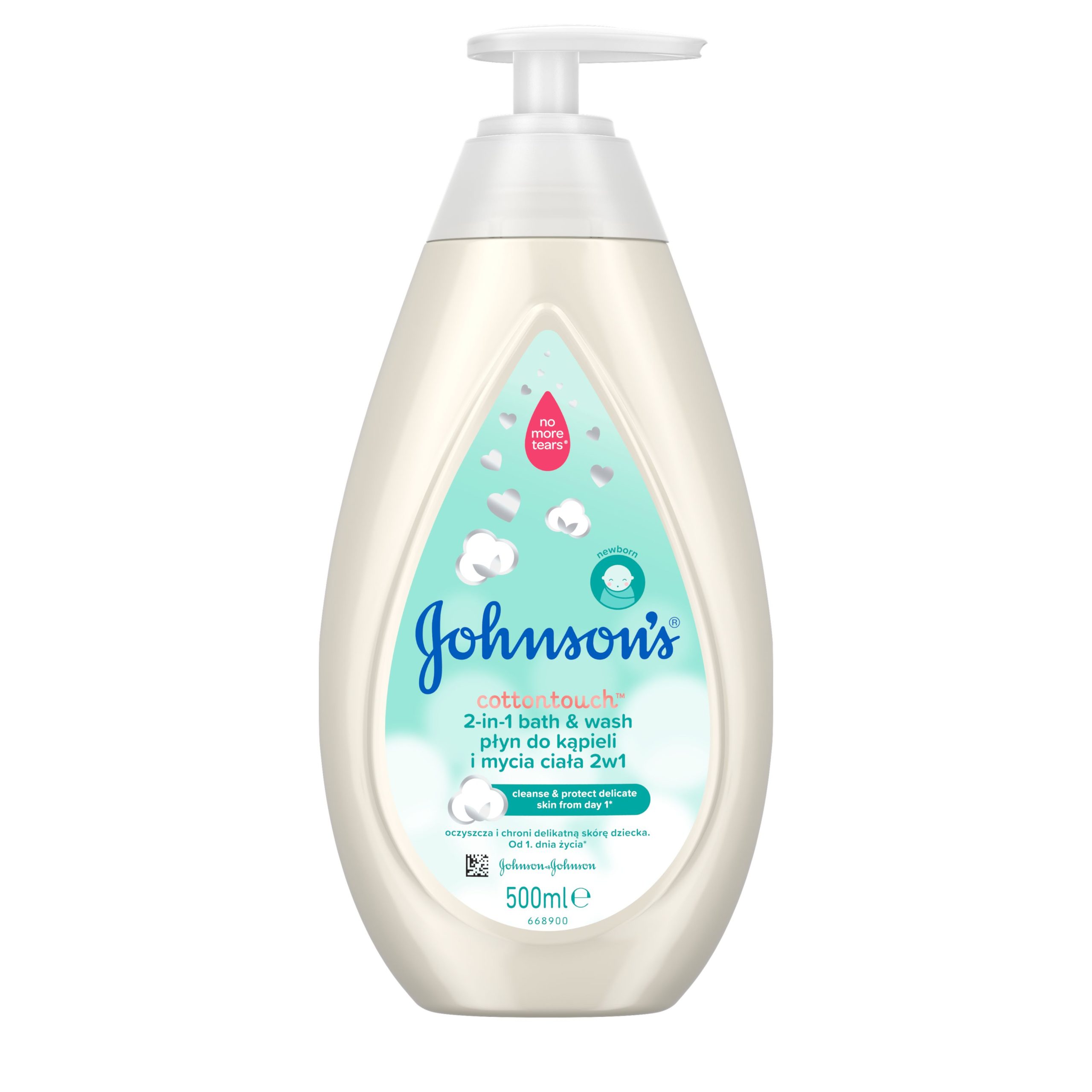 Johnson's Baby Cottontouch Koupel a mycí gel 2v1 500 ml Johnson's Baby