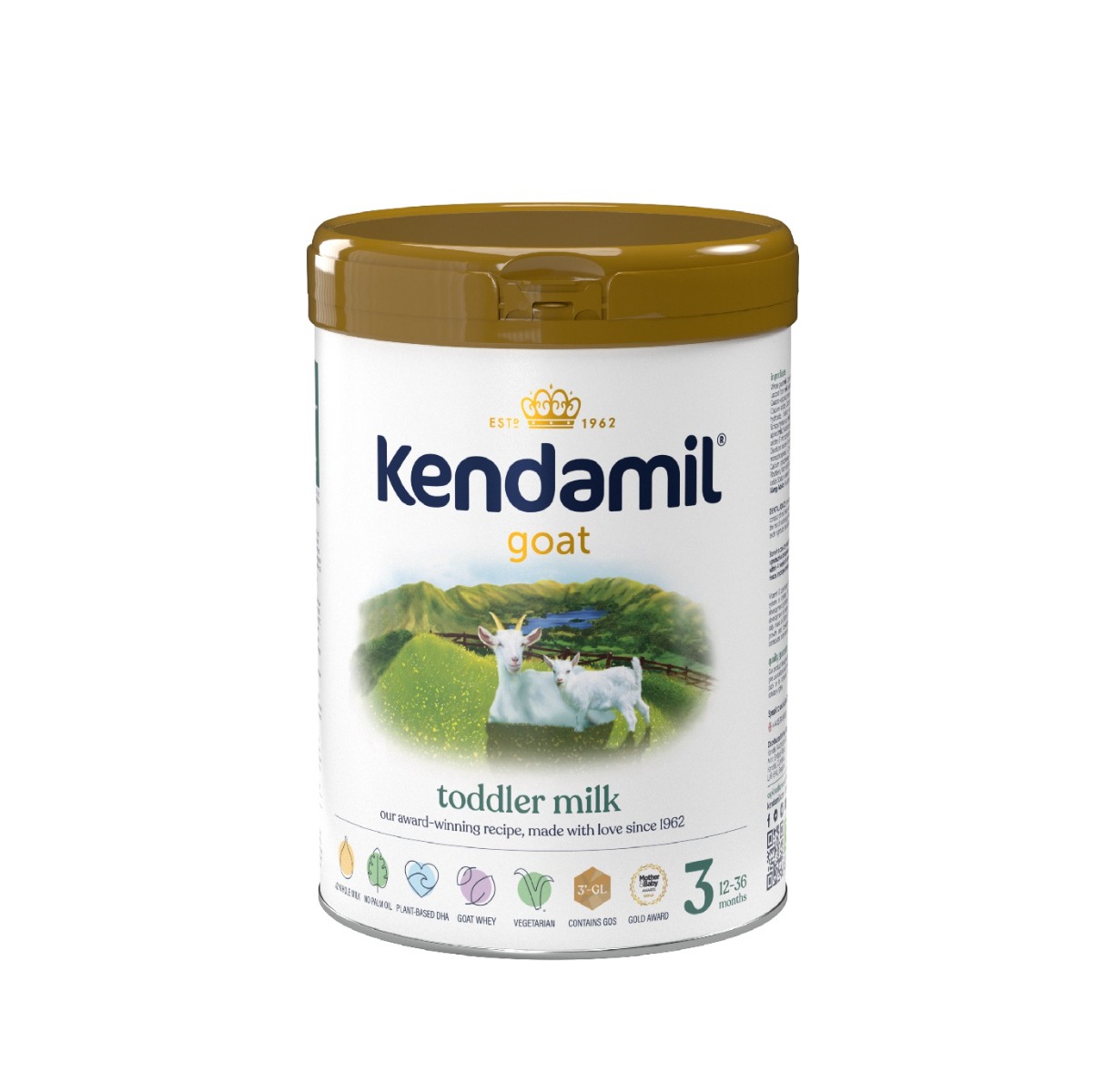 Kendamil Kozí batolecí mléko 3 DHA+ 800 g Kendamil
