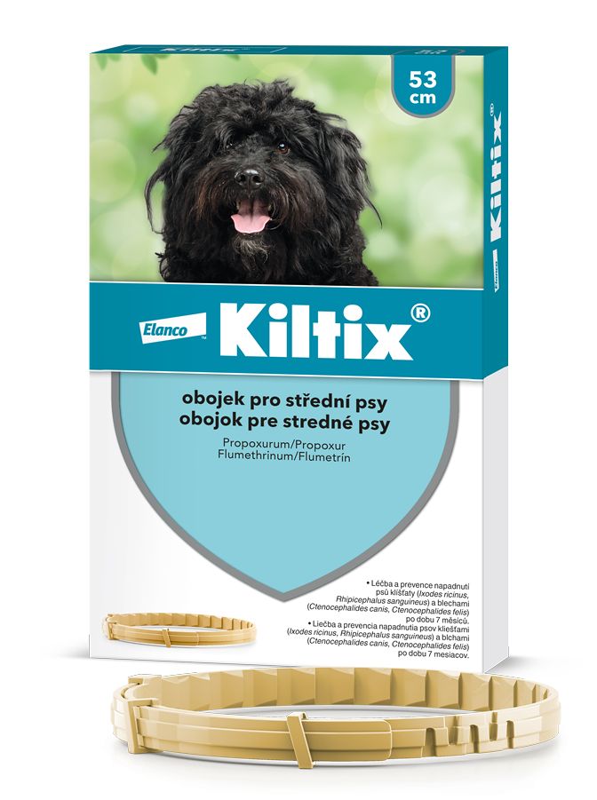Kiltix Obojek pro střední psy 53 cm 1 ks Kiltix