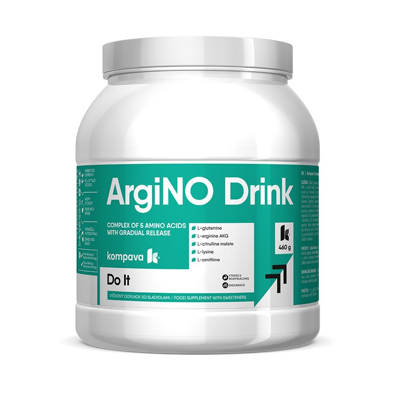Kompava ArgiNO Drink jablko-limetka 460 g Kompava