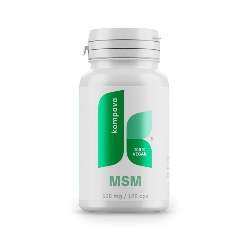 Kompava MSM 500 mg 120 kapslí Kompava
