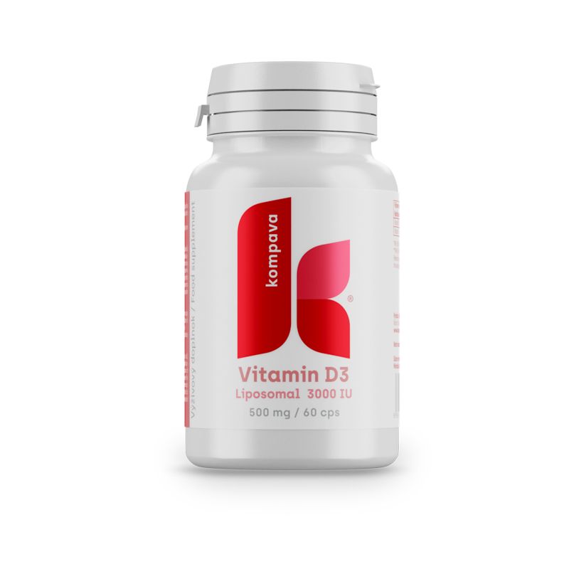 Kompava Vitamin D3 Liposomal 500 mg 60 kapslí Kompava