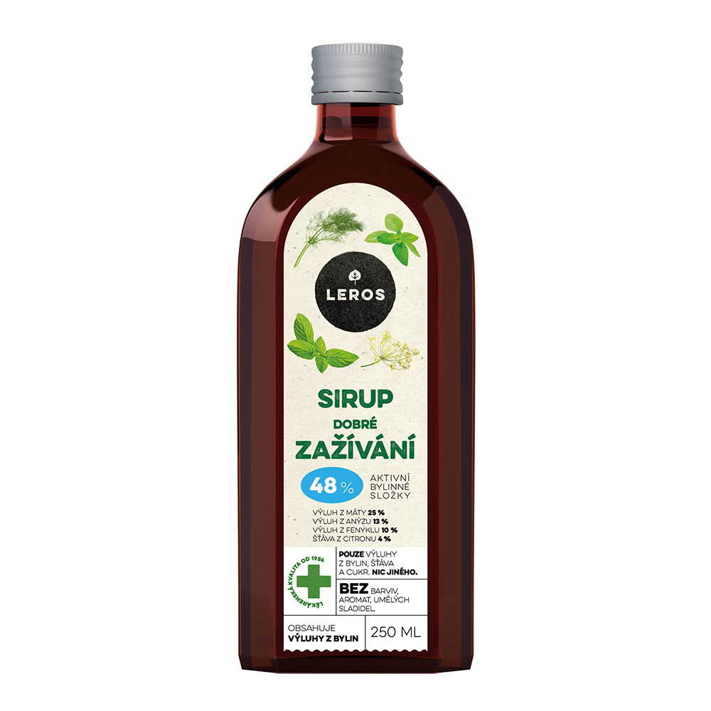 Leros Sirup Dobré zažívání 250 ml Leros