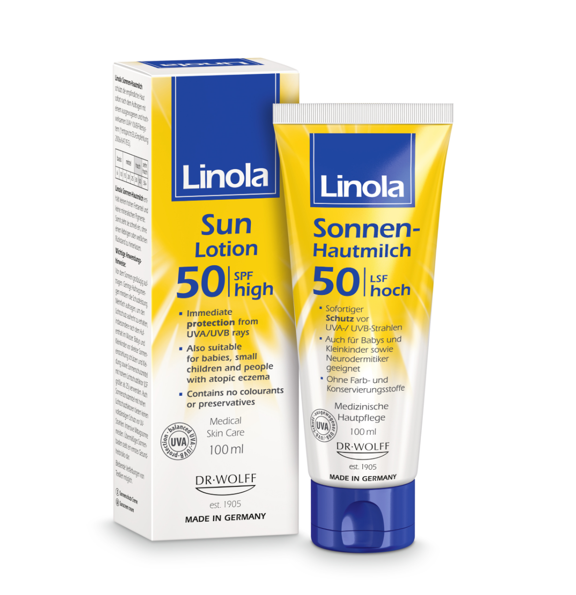 Linola Sun Lotion SPF 50 100 ml Linola