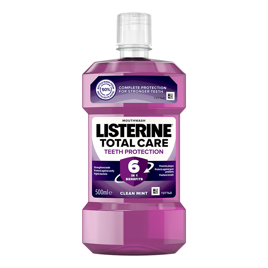 Listerine Total Care Teeth Protection ústní voda 500 ml Listerine