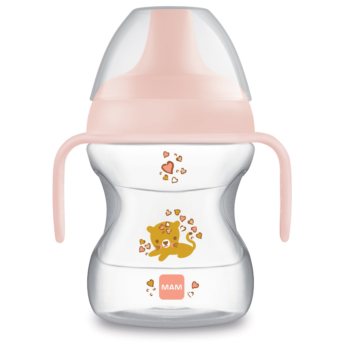 MAM Hrnek Learn To Drink Cup 6m+ 190 ml 1 ks růžový MAM