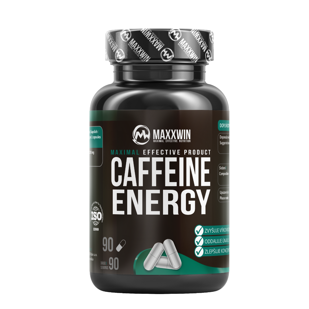 MAXXWIN CAFFEINE ENERGY 90 kapslí MAXXWIN