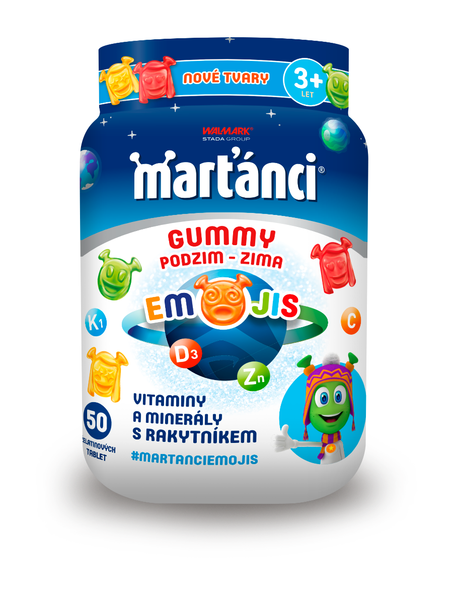 Marťánci Gummy PODZIM - ZIMA 50 ks Marťánci