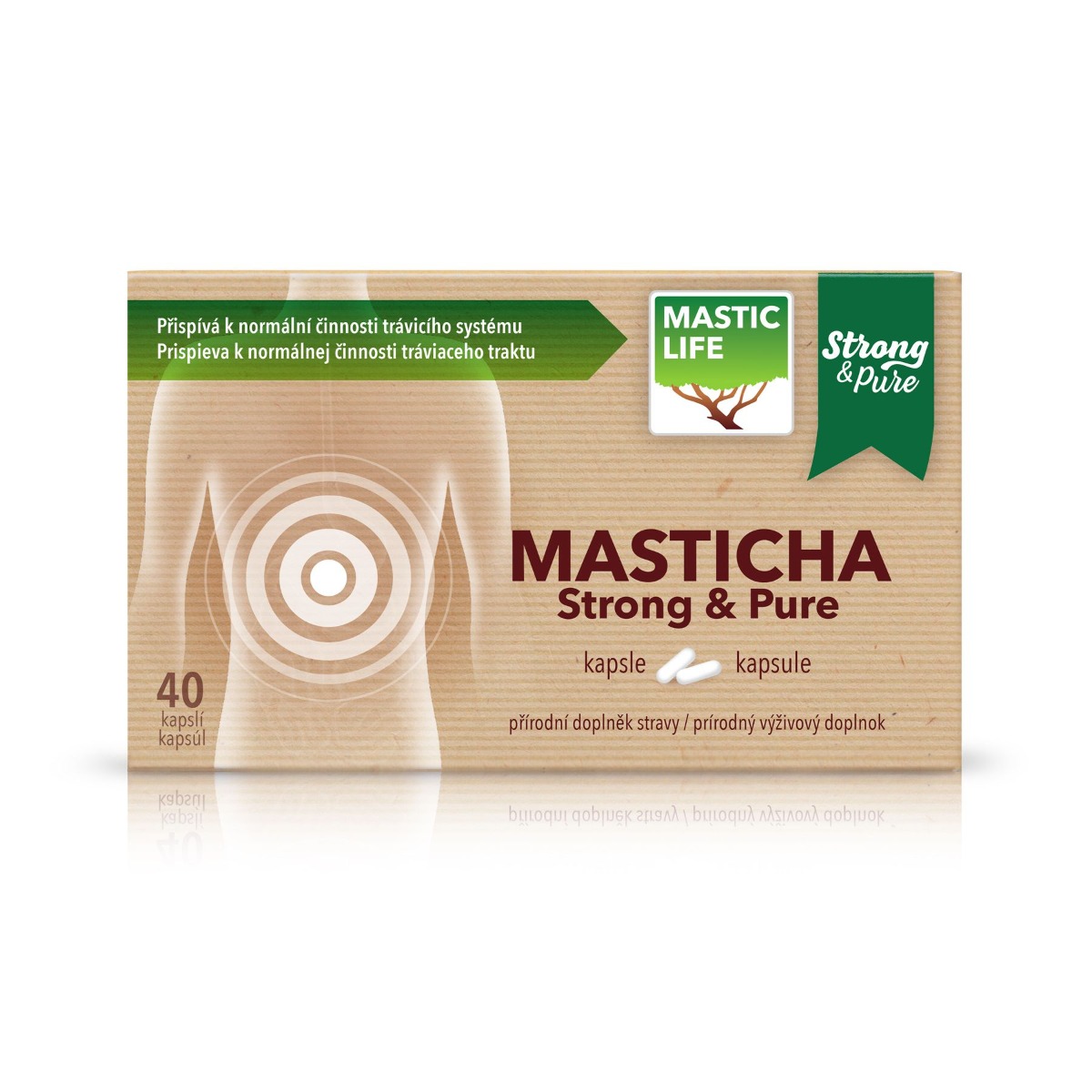 Masticlife Strong & Pure Chios Masticha 40 kapslí Masticlife
