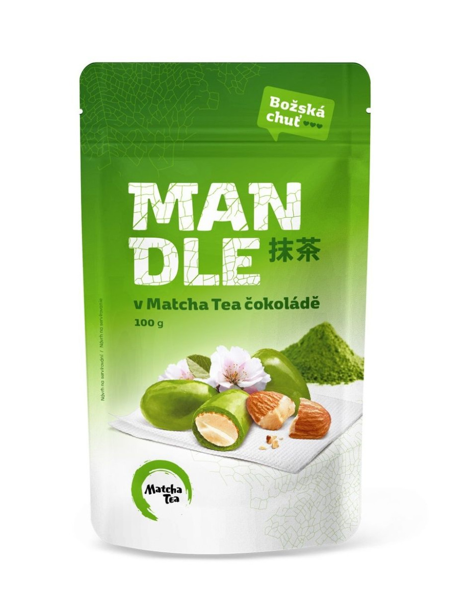 Matcha Tea Mandle v bílé čokoládě 100 g Matcha Tea