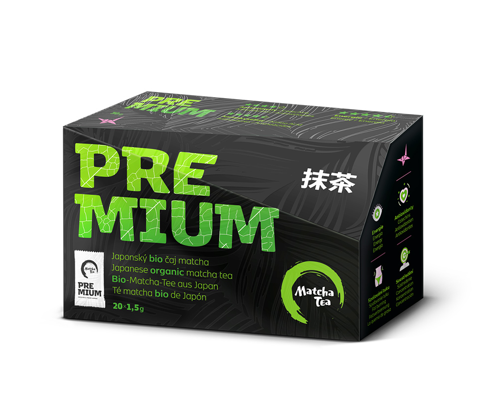 Matcha Tea Premium BIO zelený čaj 20x1