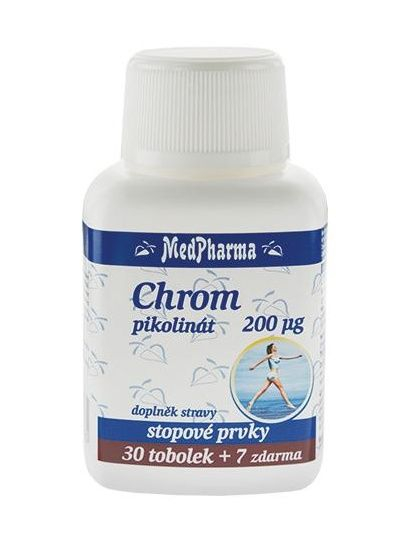 Medpharma Chrom pikolinát 200 mcg 37 tobolek Medpharma
