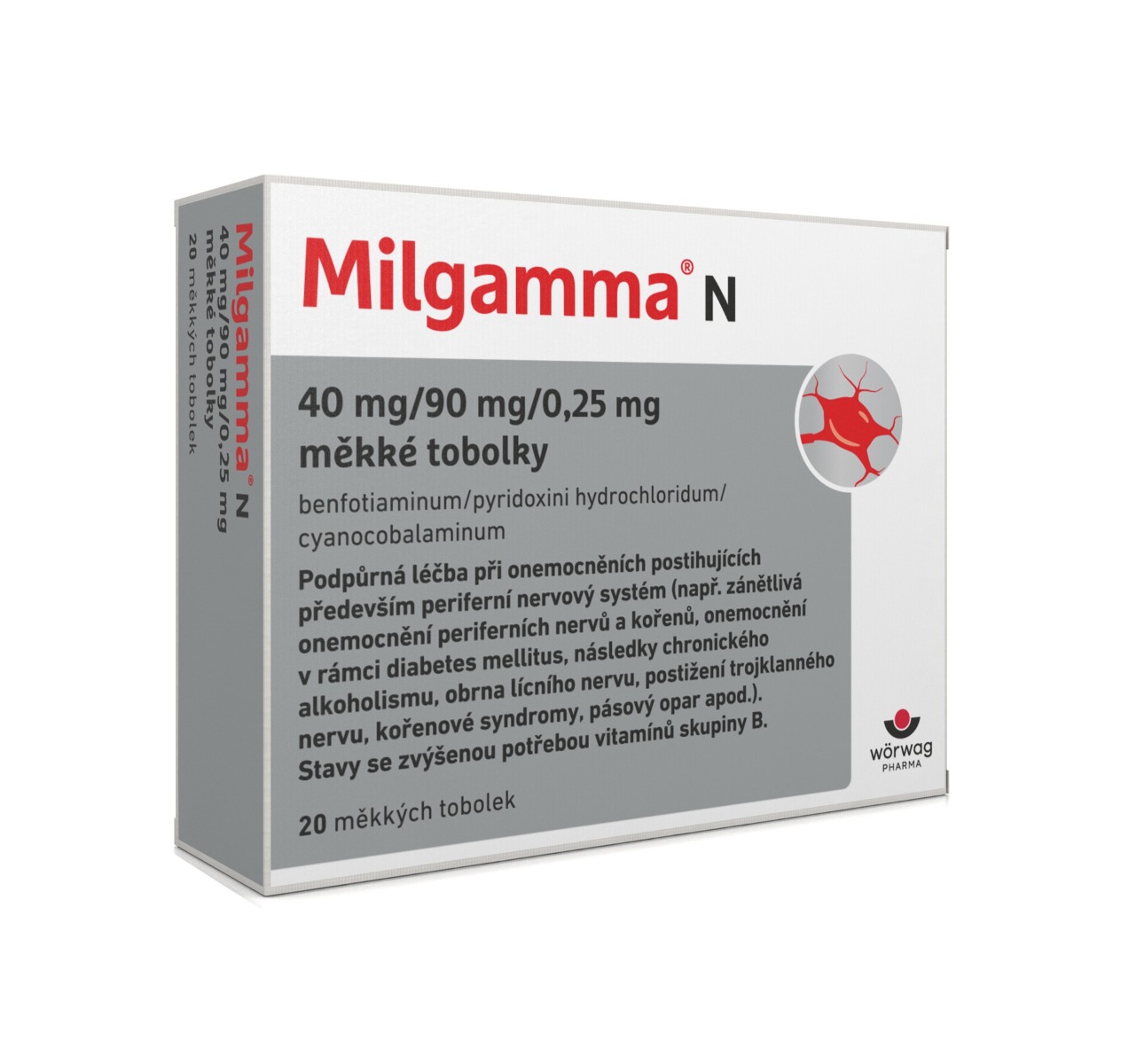Milgamma N 20 měkkých tobolek Milgamma