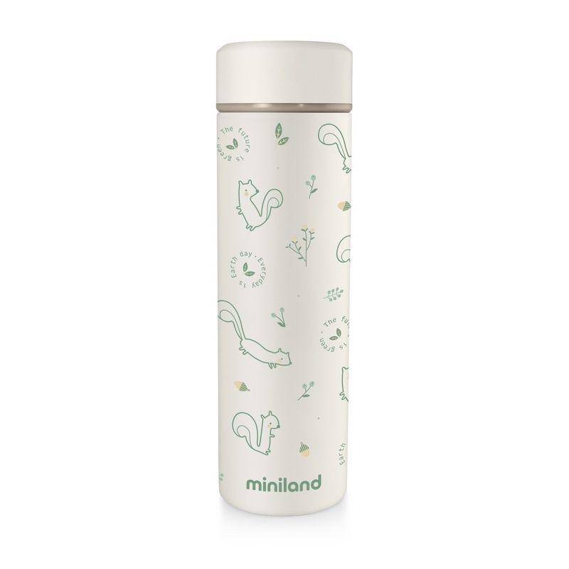 Miniland Termoska Natur 450 ml veverka 1 ks Miniland