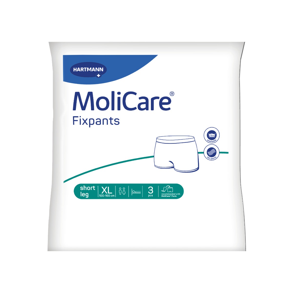 MoliCare Fixpants vel. XL fixační kalhotky 3 ks MoliCare