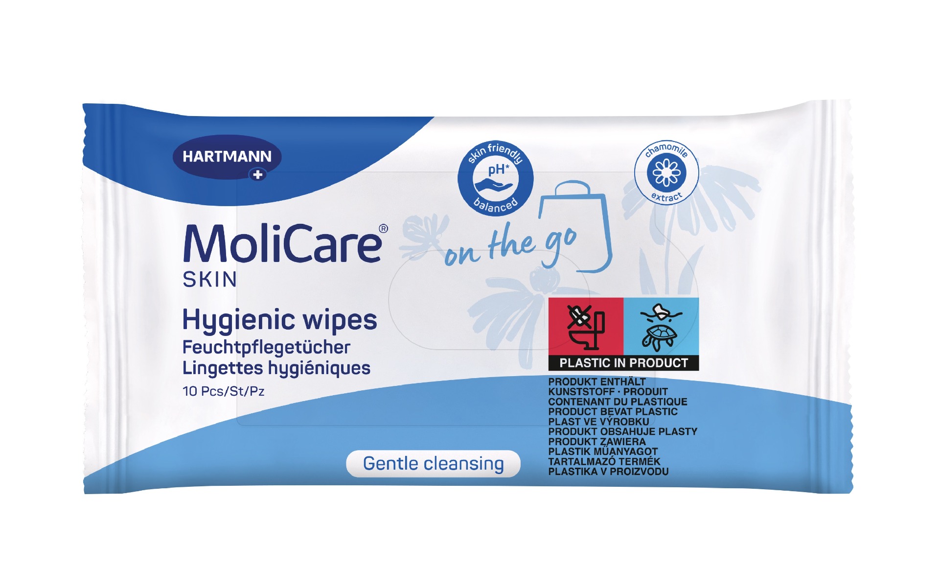 MoliCare Skin Hygienické ubrousky 10 ks MoliCare