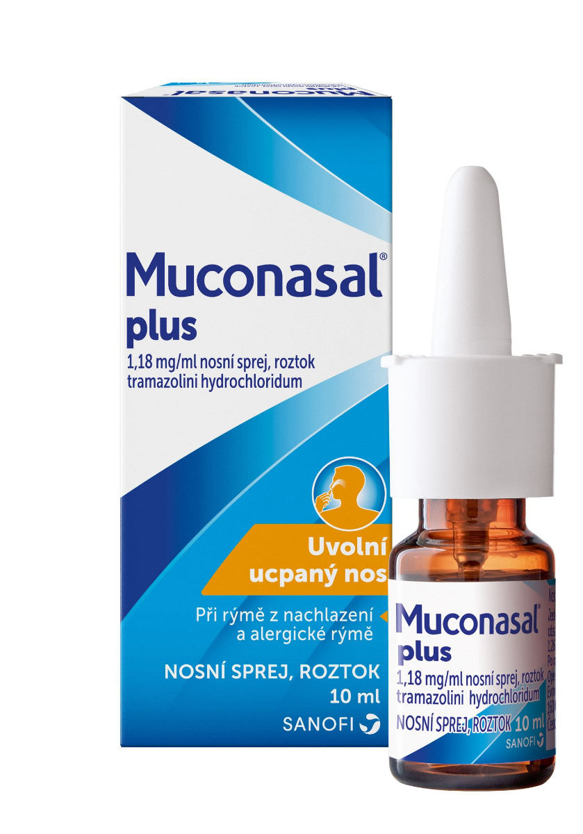 Muconasal Plus nosní sprej 10 ml Muconasal