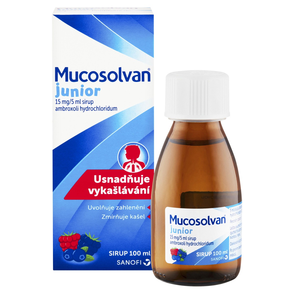 Mucosolvan Junior sirup 100 ml Mucosolvan