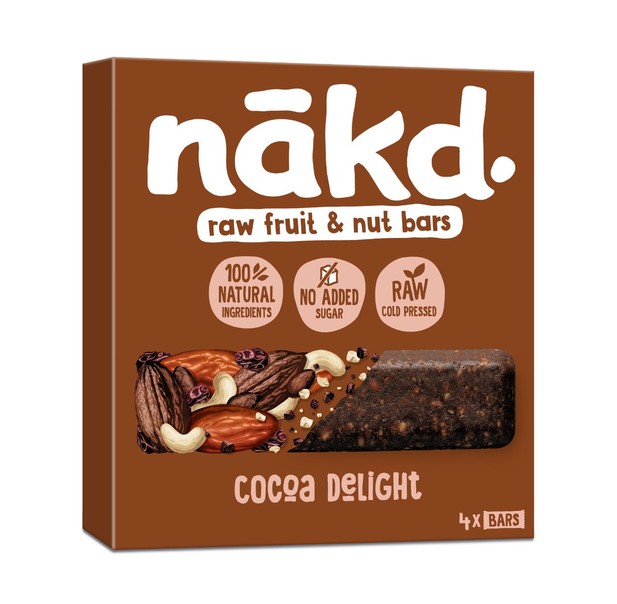 Nakd Tyčinka Cocoa Delight 4x35 g Nakd