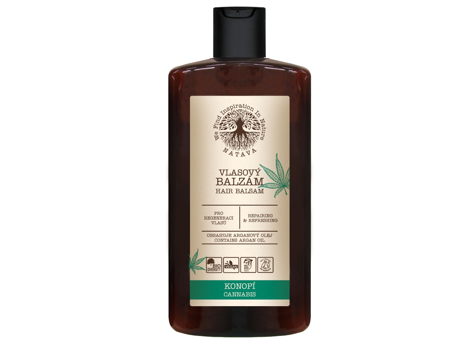 Natava Balzám na vlasy Konopí 250 ml Natava