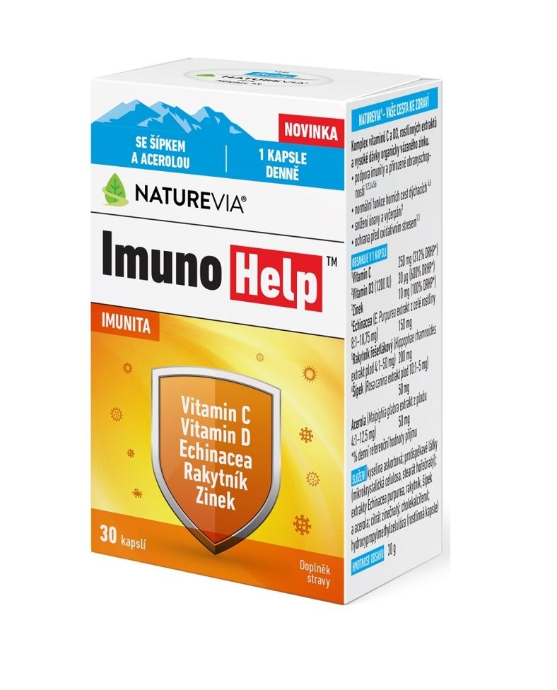 NatureVia ImunoHelp 30 kapslí NatureVia