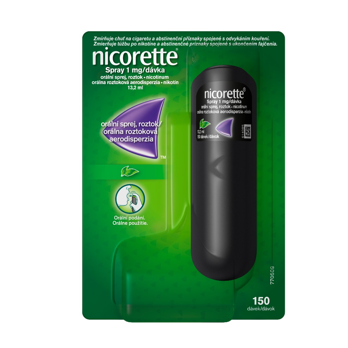 Nicorette Spray 1 mg/dávka orální sprej