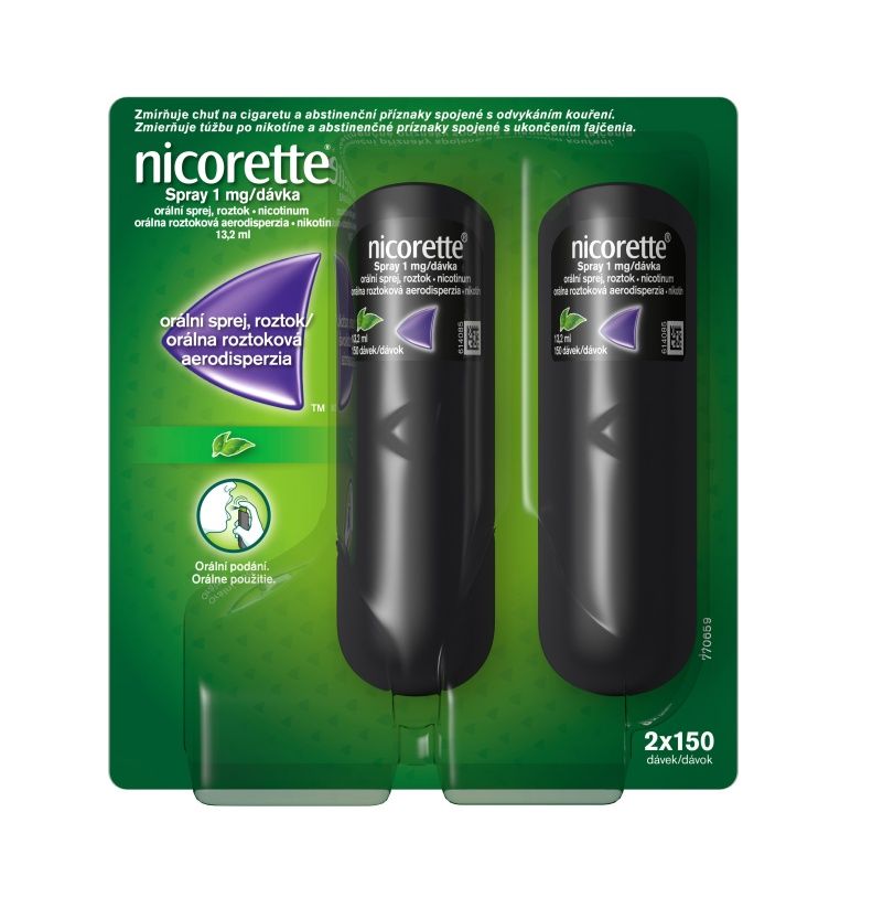 Nicorette Spray 1 mg/dávka orální sprej