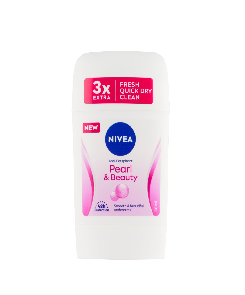 Nivea Black & White Invisible Clear tuhý antiperspirant 50 ml Nivea