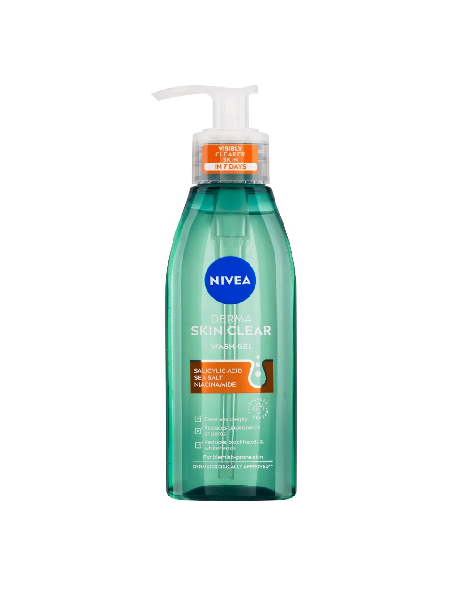 Nivea Derma Skin Clear čisticí gel 150 ml Nivea