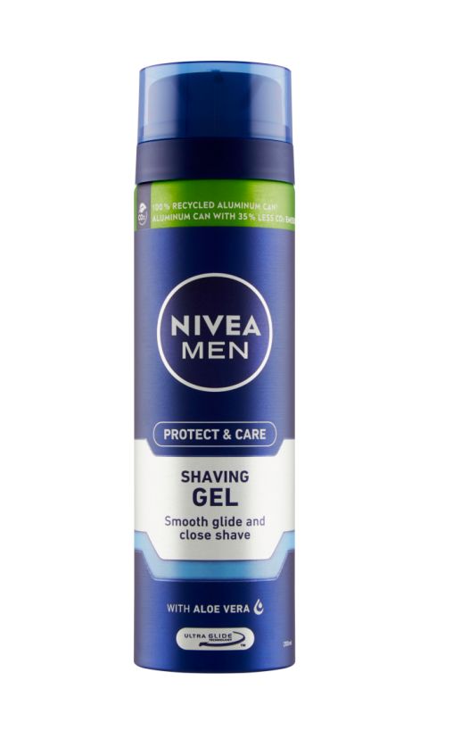 Nivea Men Protect & Care gel na holení pro muže 200 ml Nivea