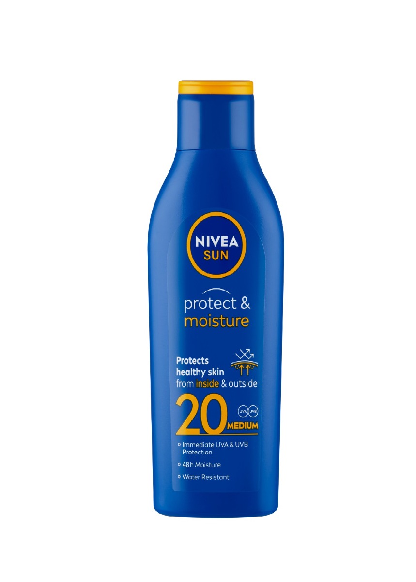 Nivea SUN Hydratační mléko na opalování OF20 200 ml Nivea