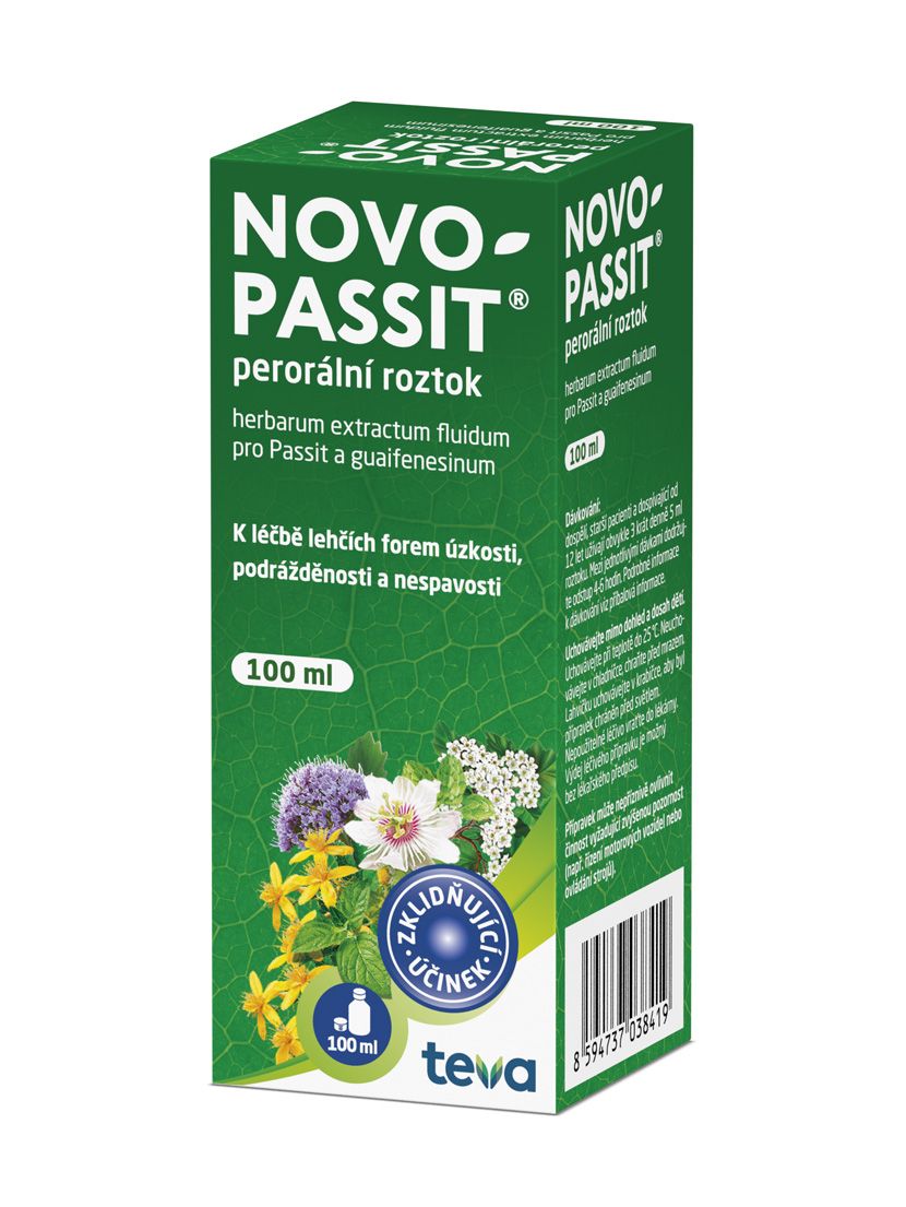 Novo-passit roztok 100 ml Novo-passit