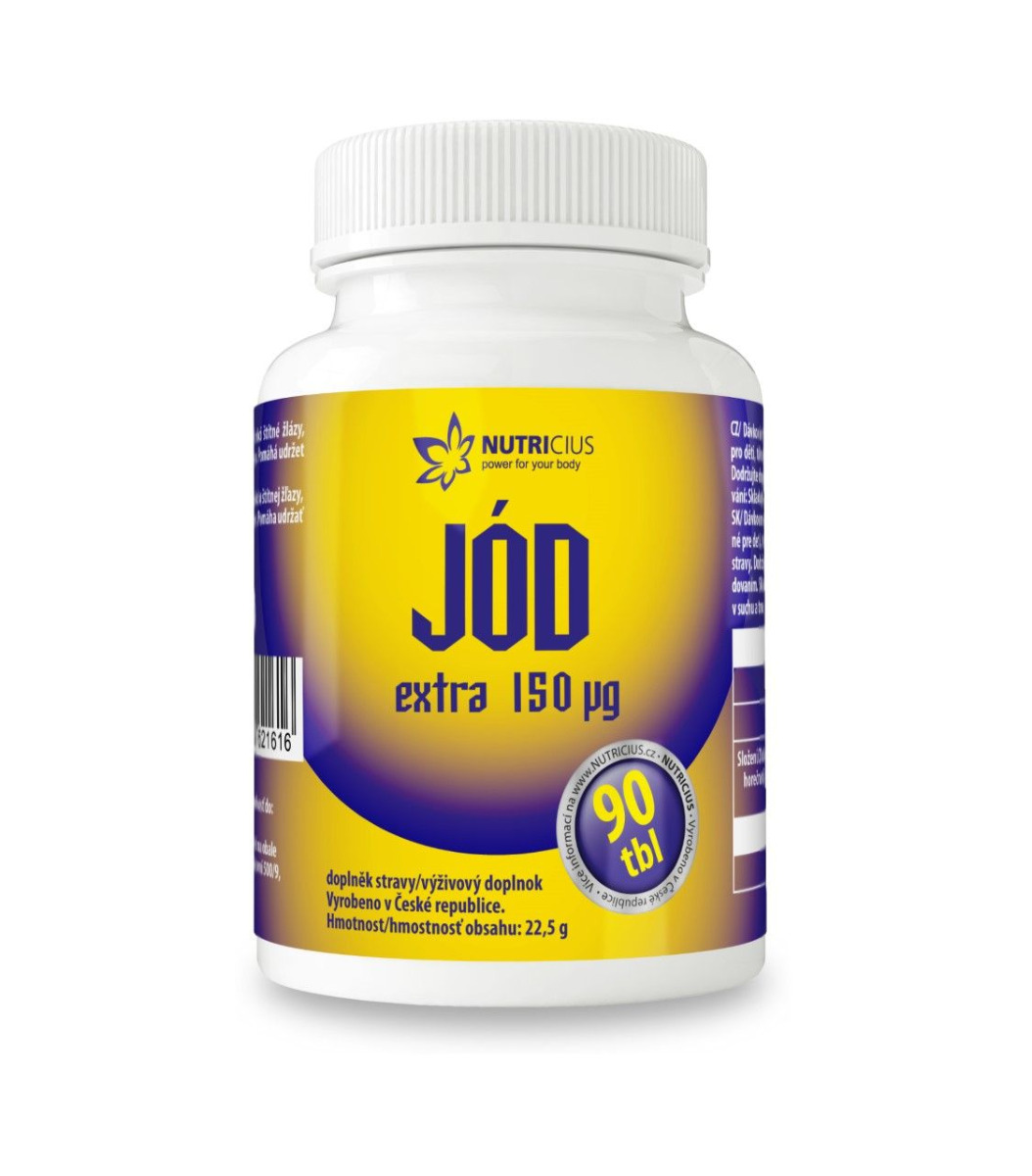 Nutricius Jód Extra 150 mcg 90 tablet Nutricius