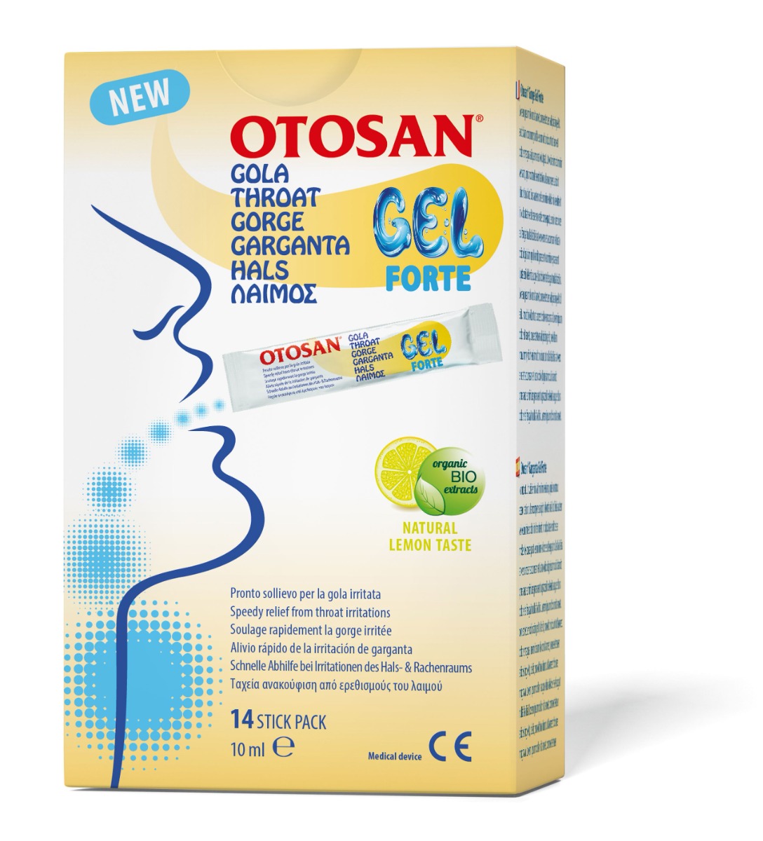 OTOSAN Gel do krku Forte 14x10 ml OTOSAN