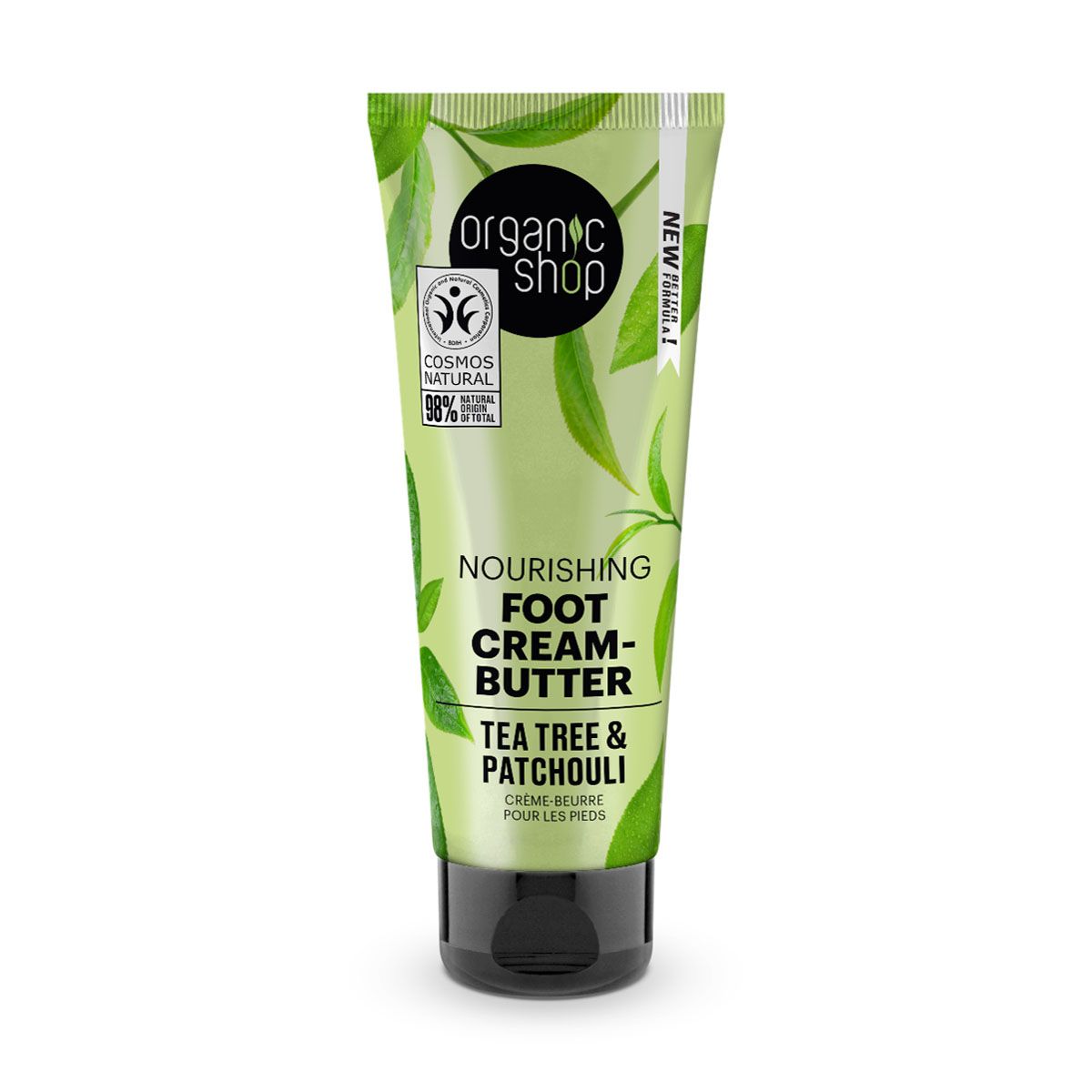 Organic Shop Krémové máslo na nohy Čajovník a pačuli 75 ml Organic Shop
