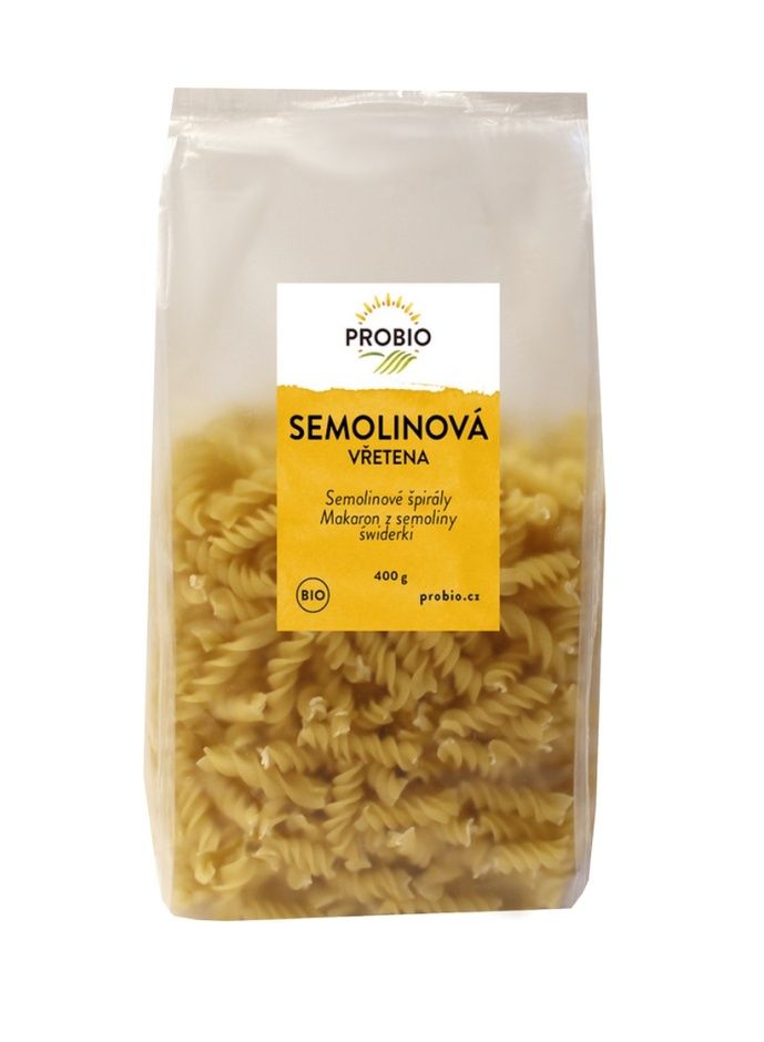 PROBIO Vřetena semolinová BIO 400 g PROBIO