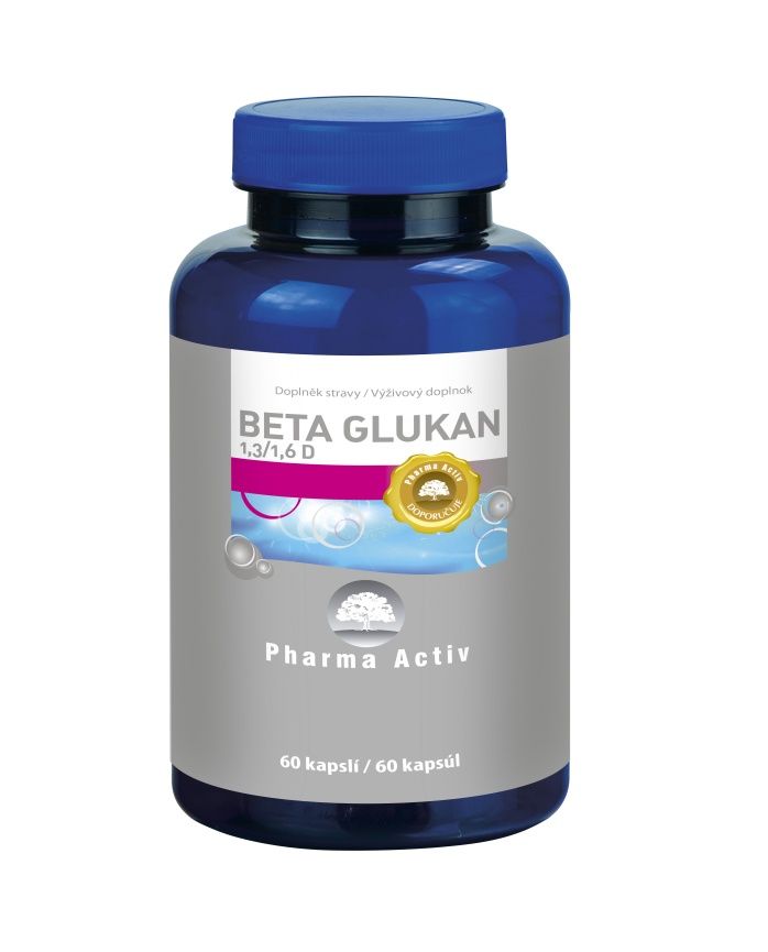 Pharma Activ Beta Glukan 1.3/1.6 D 60 kapslí Pharma Activ