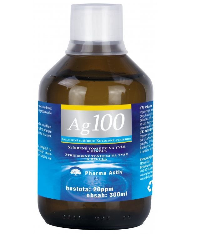 Pharma Activ Koloidní stříbro Ag100 20ppm 300 ml Pharma Activ