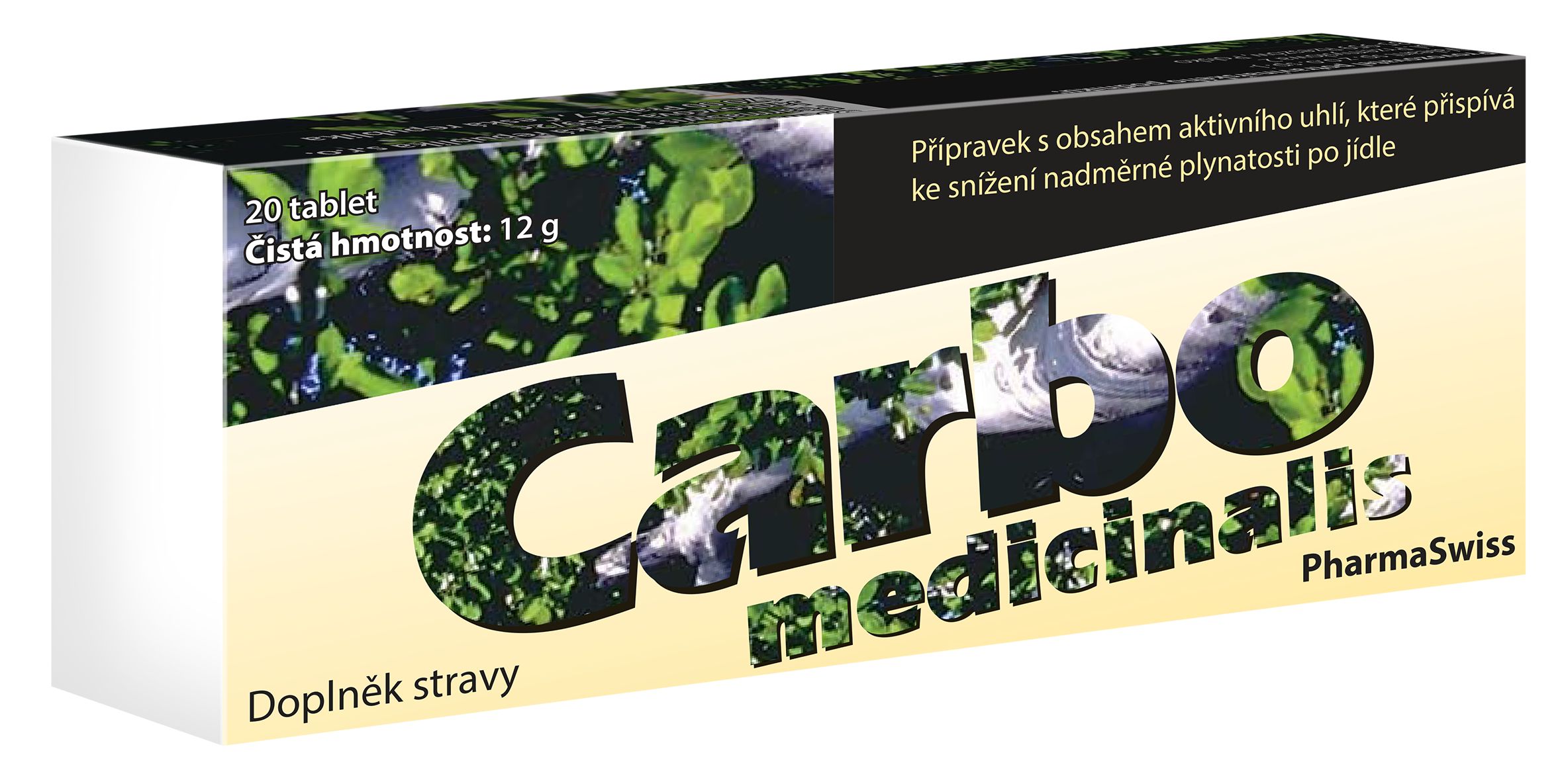 PharmaSwiss Carbo medicinalis 20 tablet PharmaSwiss