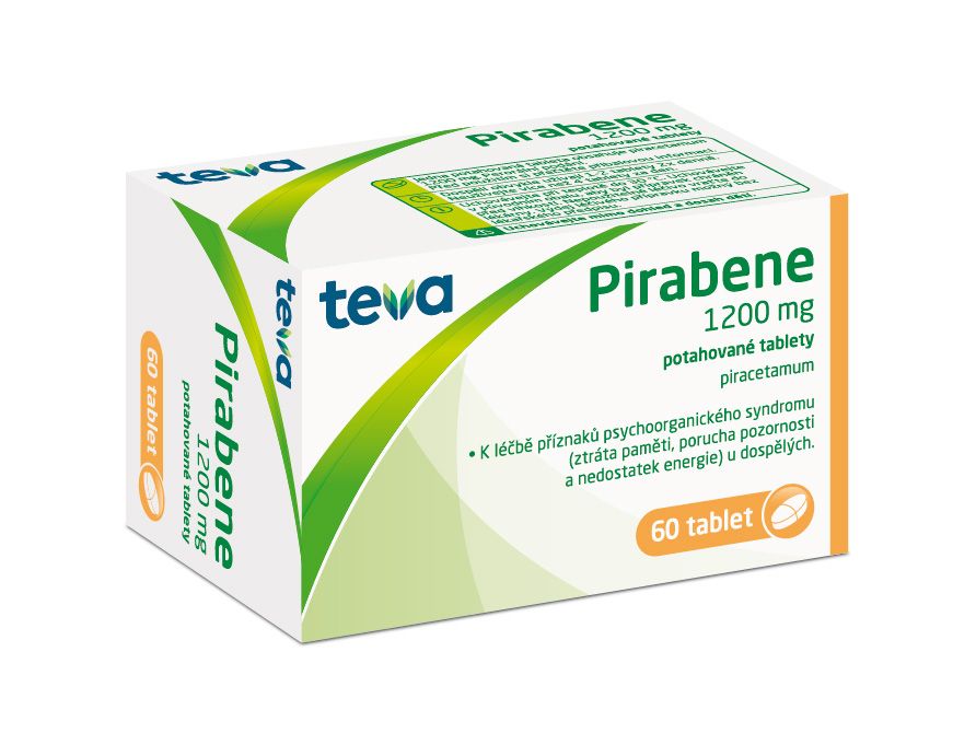Pirabene 1200 mg 60 potahovaných tablet Pirabene
