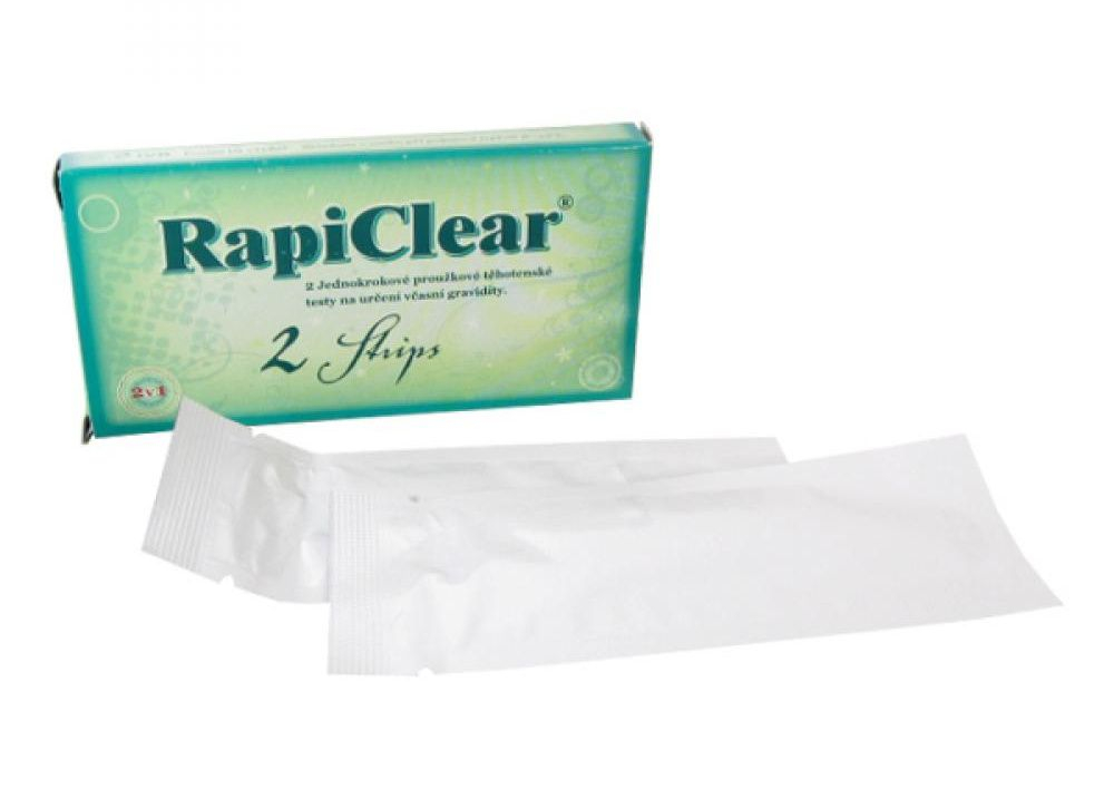 Rapiclear 2 Strips těhotenský test 2 ks Rapiclear