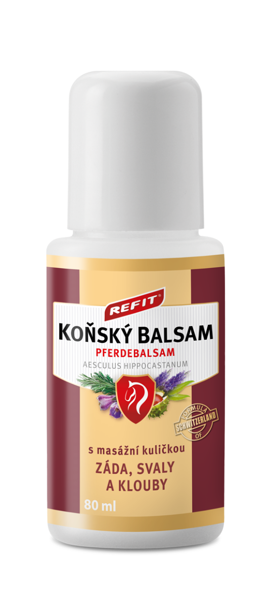Refit Koňský balsam roll–on 80 ml Refit