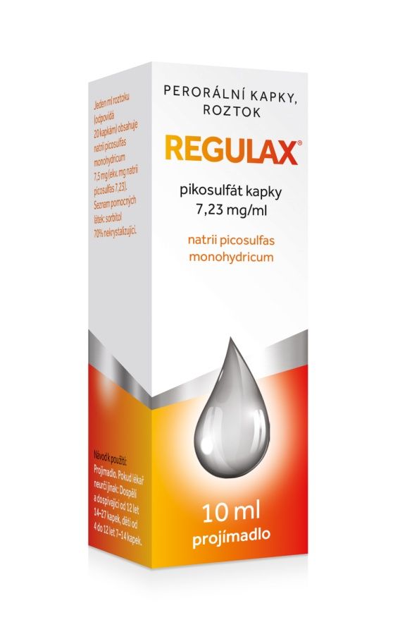 Regulax Pikosulfát kapky 10 ml Regulax