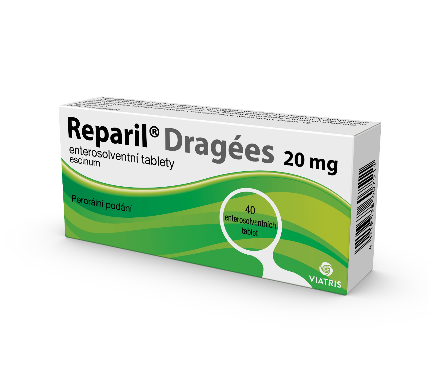 Reparil Dragées 20 mg 40 tablet Reparil