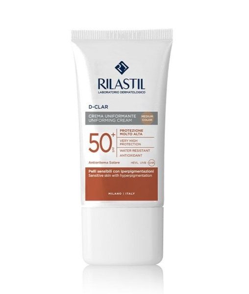 Rilastil D-Clar Tónující ochranný krém Medium SPF50+ 40 ml Rilastil