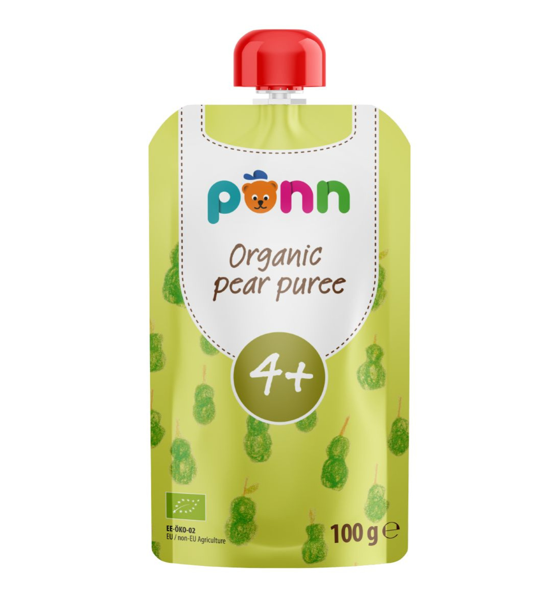 SALVEST Põnn BIO Hruška 100% 100 g SALVEST