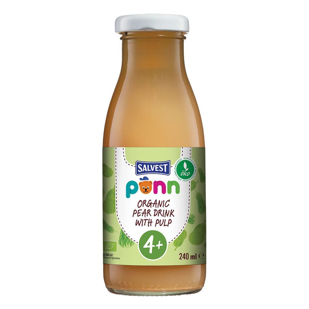 SALVEST Põnn BIO Hrušková šťáva s dužinou 240 ml SALVEST