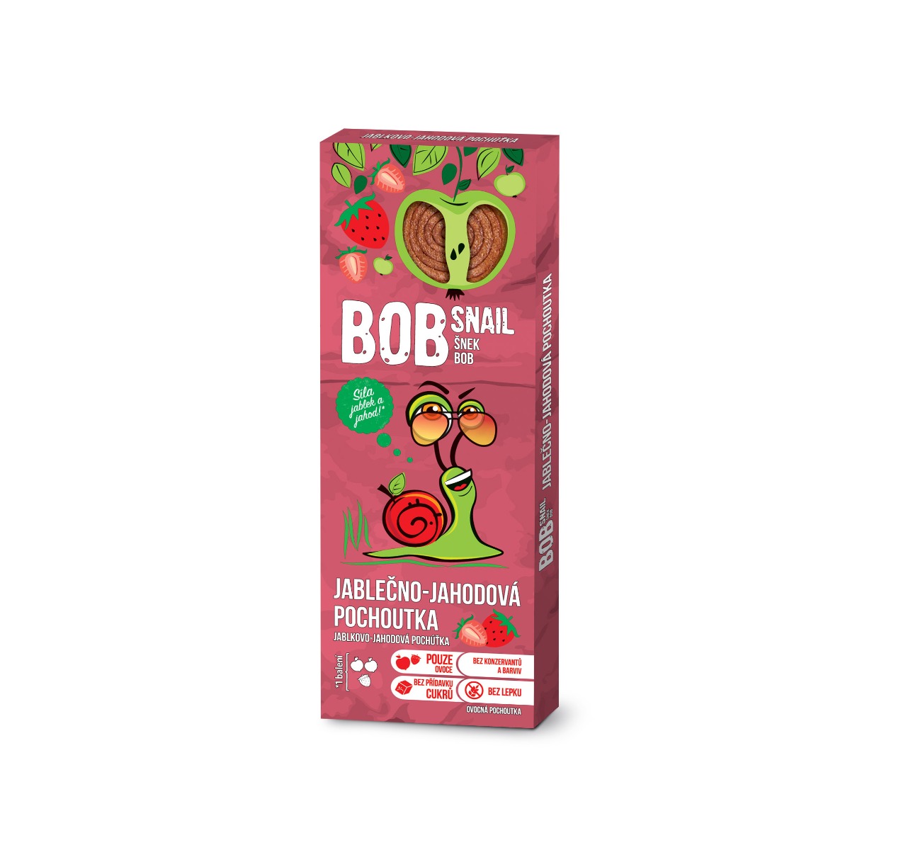 ŠNEK BOB Jablko–jahoda 30 g ŠNEK BOB